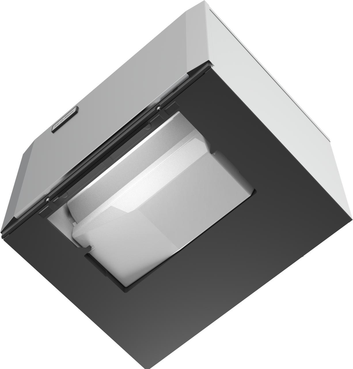 Ice-O-Matic CIM0530HT90 modular ice machine head, Elevation Series half cube, bottom view