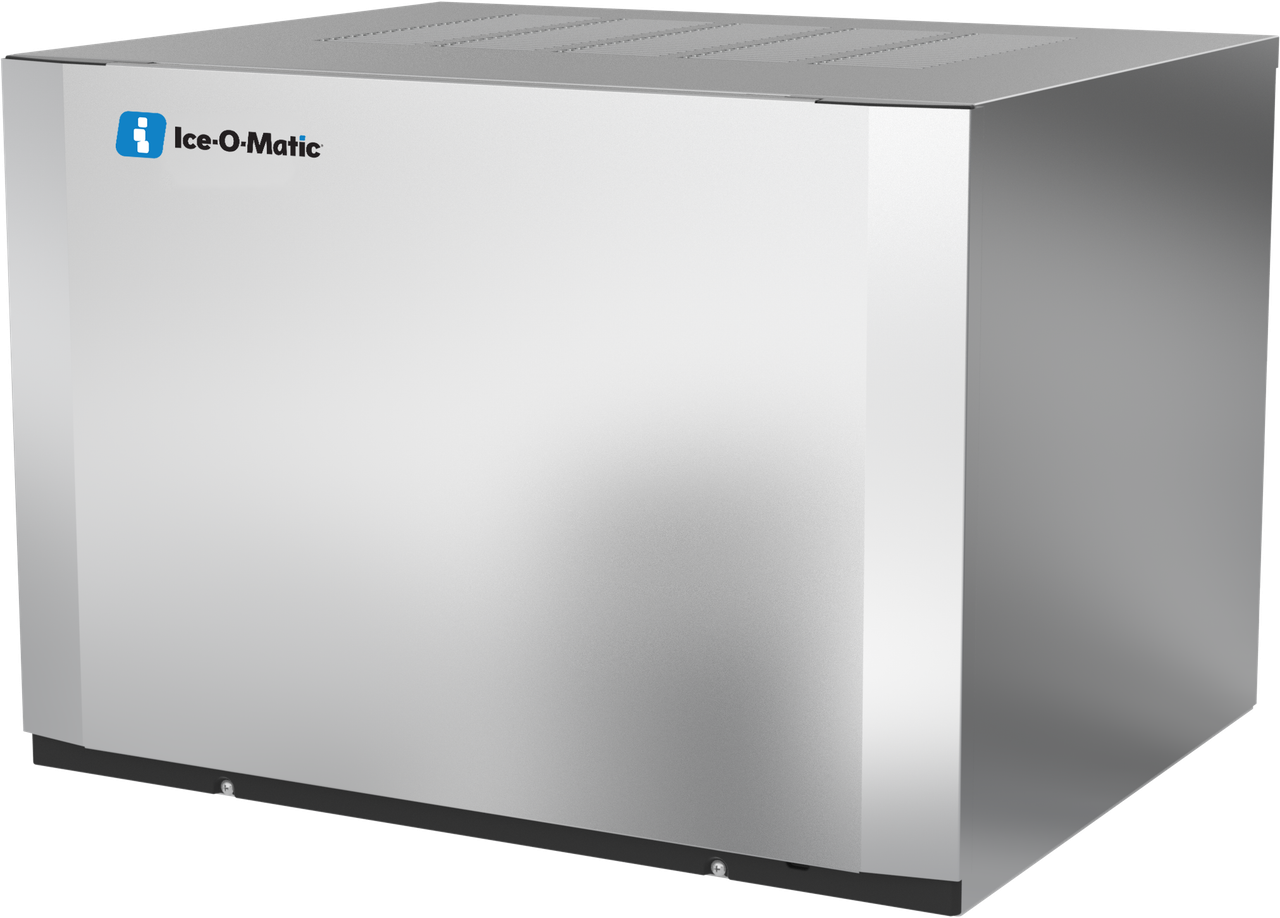 Ice-O-Matic CIM0530HT90 modular ice machine head, Elevation Series half cube, right angle view