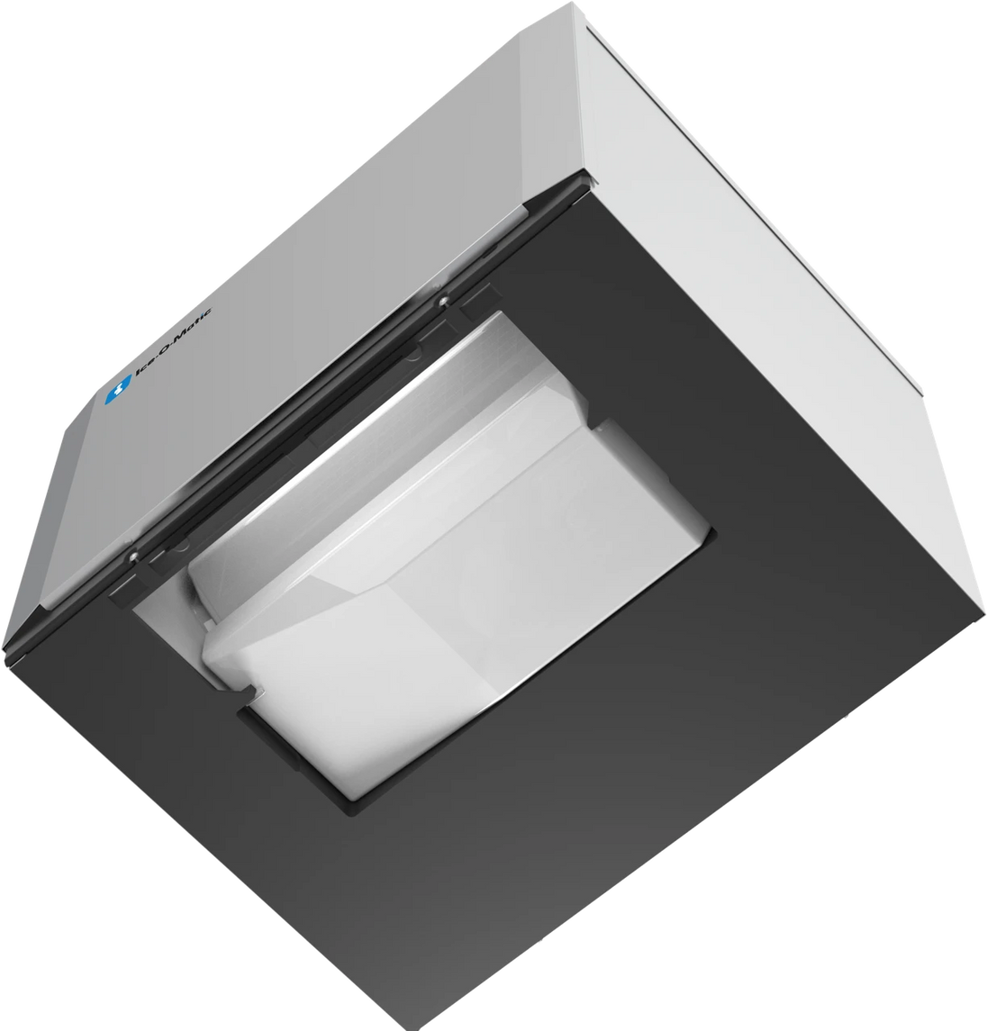Ice-O-Matic CIM0636HR49 modular ice machine head, Elevation Series half cube, bottom view alternate