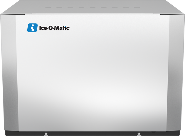 Ice-O-Matic CIM0636HR49 modular ice machine head, Elevation Series half cube, front view