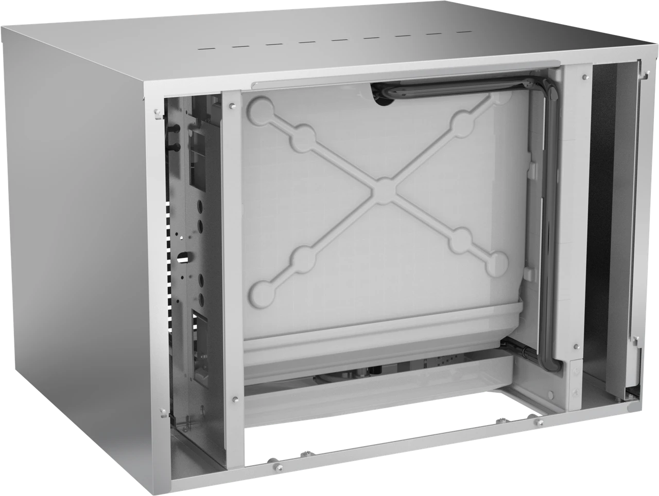 Ice-O-Matic CIM0530FR49 modular ice machine head, Elevation Series full cube, interior view