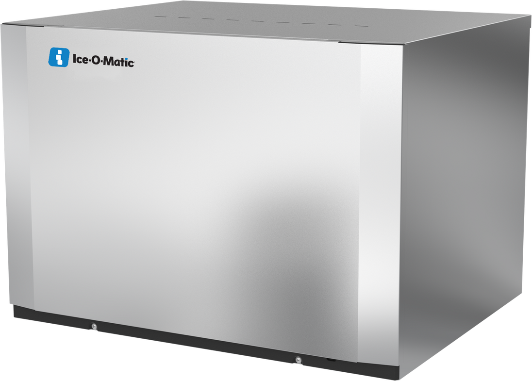 Ice-O-Matic CIM0530HR49 modular ice machine head, Elevation Series half cube, right angle view