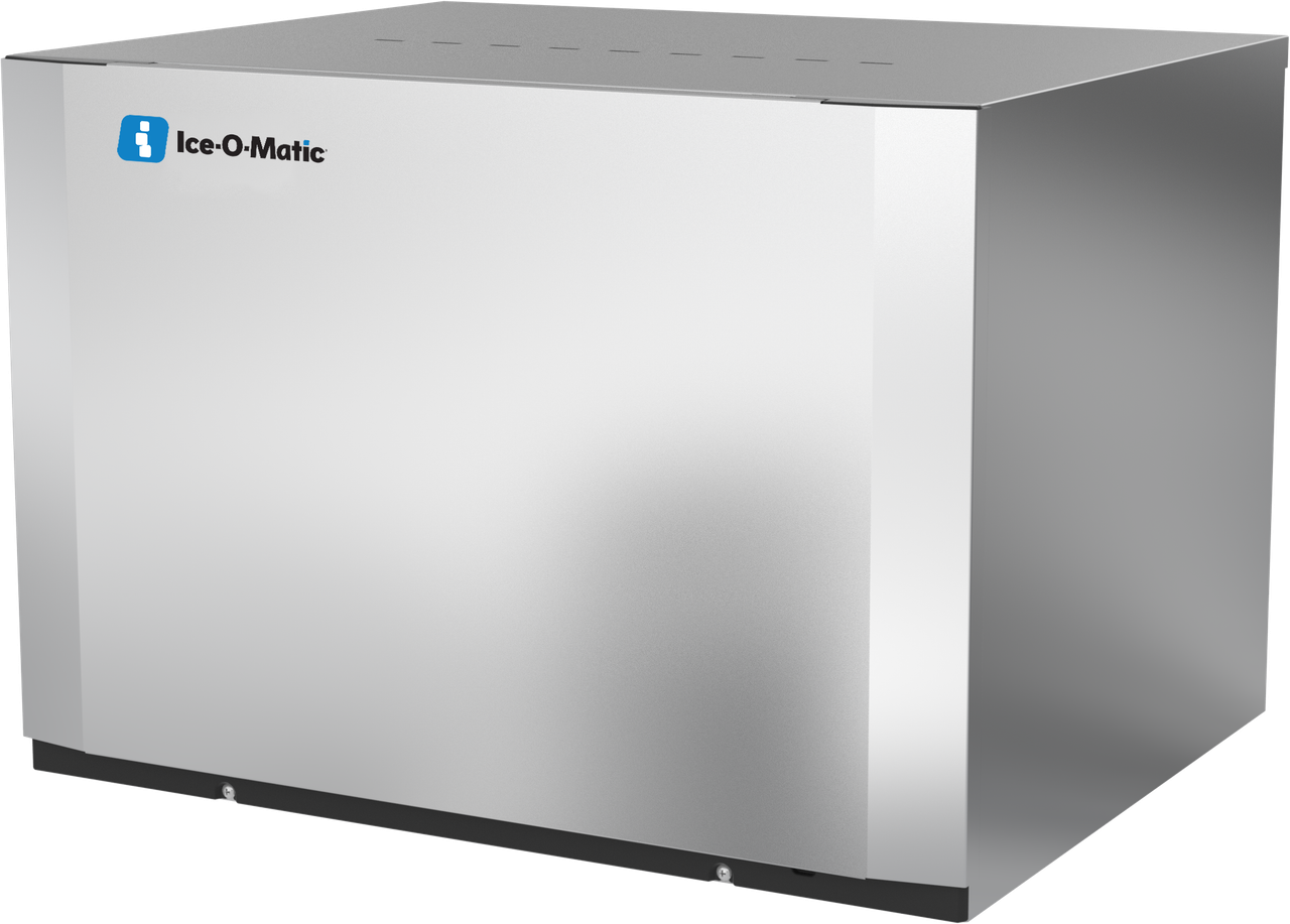 Ice-O-Matic CIM0530HR49 modular ice machine head, Elevation Series half cube, right angle view
