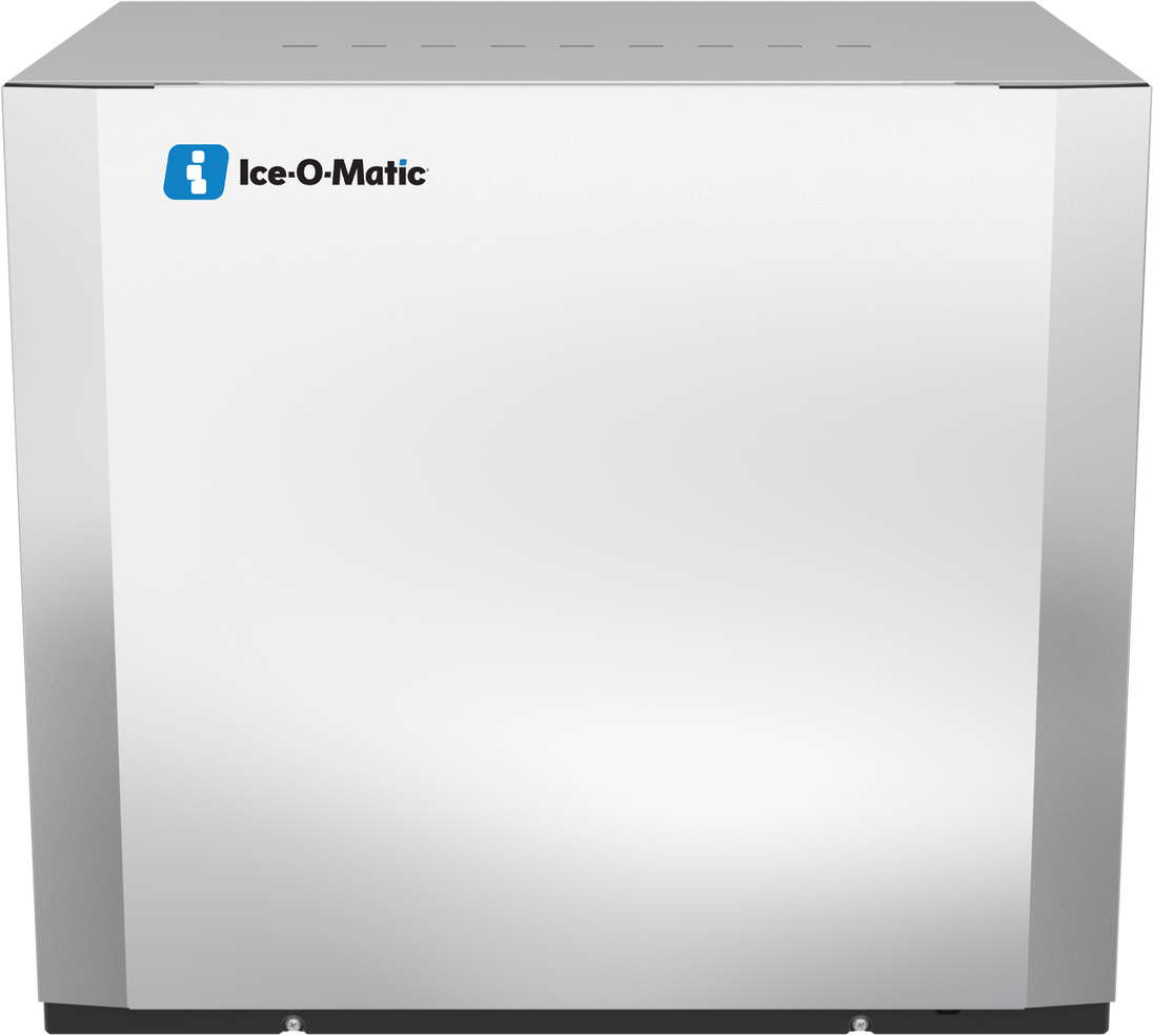 Ice-O-Matic CIM1136FR49 modular ice machine head, Elevation Series full cube, front view