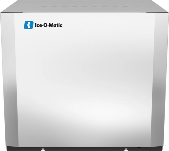 Ice-O-Matic CIM1136HR49 modular ice machine head, Elevation Series half cube, front view