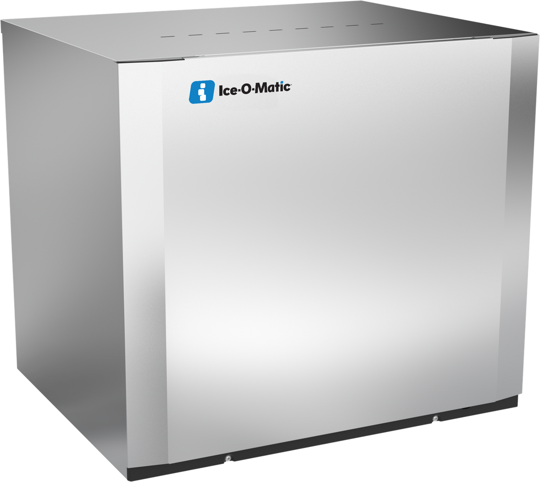 Ice-O-Matic CIM1136HR49 modular ice machine head, Elevation Series half cube, left view