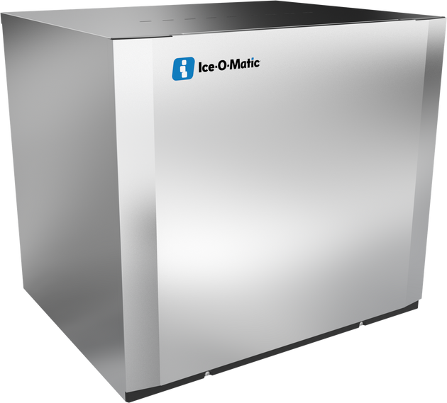 Ice-O-Matic CIM1136HW90 modular ice machine head, Elevation Series half cube, front view