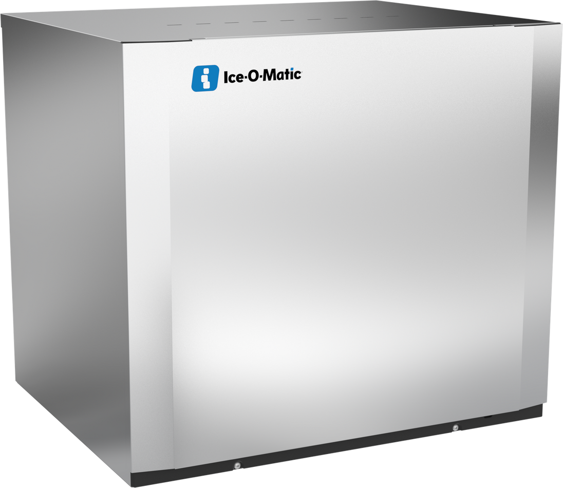 Ice-O-Matic CIM0836FW90 modular ice machine head, Elevation Series full cube, left view