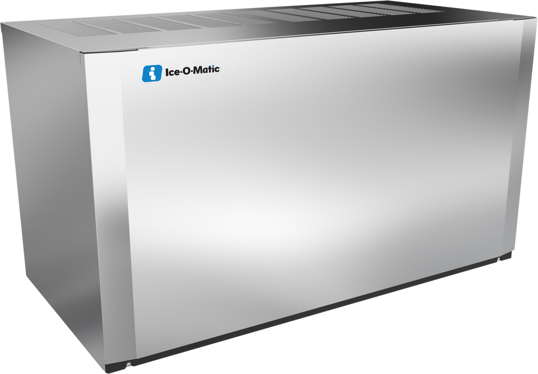 Ice-O-Matic CIM1447HA modular ice machine head, half cube, angled view