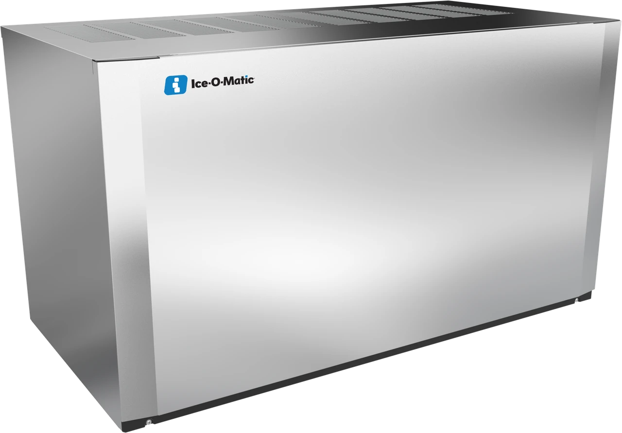 Ice-O-Matic CIM1446HA49 modular ice machine head, half cube, angled view