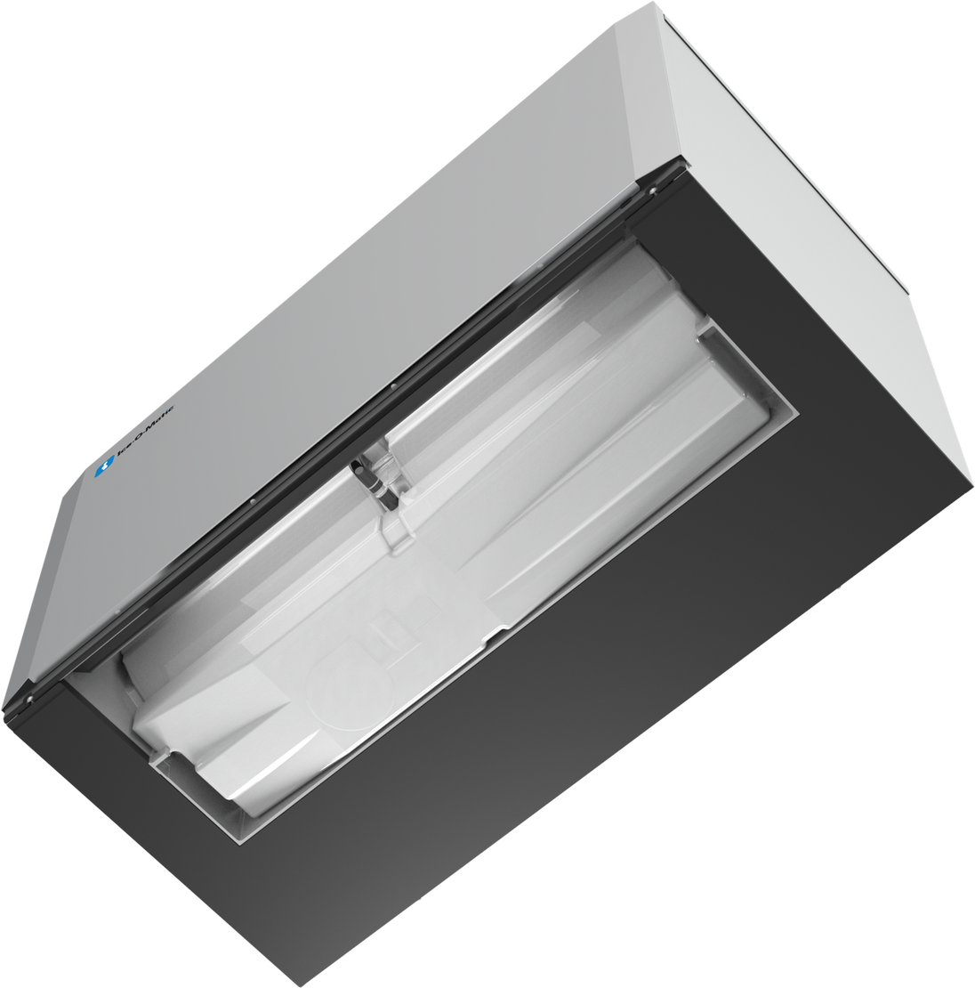Ice-O-Matic CIM2047FR modular ice machine head, full cube, bottom view