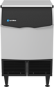 Ice-O-Matic CIMU220HA90 self-contained undercounter ice machine, half cube, front view