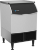 Ice-O-Matic CIMU220HA90 self-contained undercounter ice machine, half cube, left view