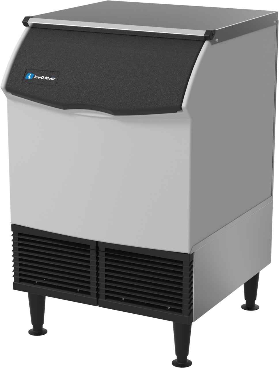 Ice-O-Matic CIMU220FA90 self-contained undercounter ice machine, full cube, right view