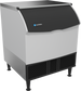 Ice-O-Matic CIMU300HA90 self-contained undercounter ice machine, half cube, angled view