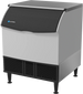 Ice-O-Matic CIMU300HA90 self-contained undercounter ice machine, half cube, right view