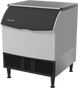 Ice-O-Matic CIMU300FA90 self-contained undercounter ice machine, full cube, right view
