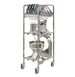 Robot Coupe CL60WS mobile prep cart with gastronorm pans