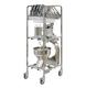 Robot Coupe CL60WS mobile prep cart with gastronorm pans