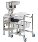 Robot Coupe CL60WS floor vegetable preparation machine with automatic feed head and mobile prep cart