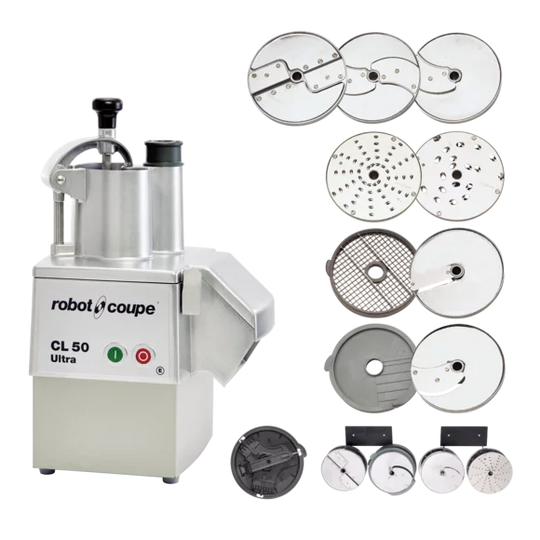 Robot Coupe CL50EUREST vegetable preparation machine with restaurant disc kit