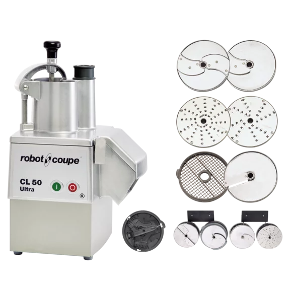Robot Coupe CL50EUTEXMEX vegetable preparation machine with Tex-Mex disc kit