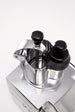 Robot Coupe CL50GOURMET feed hopper and pusher detail