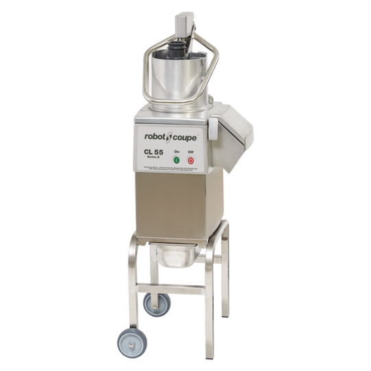 Robot Coupe CL55E floor vegetable preparation machine with pusher feed head