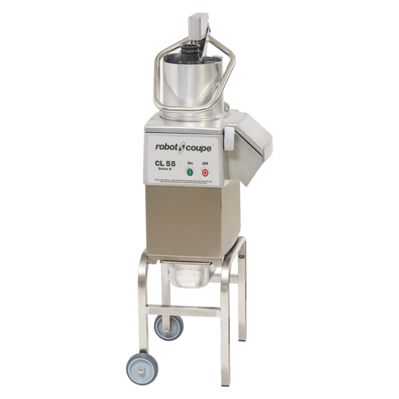 Robot Coupe CL55E floor vegetable preparation machine with pusher feed head