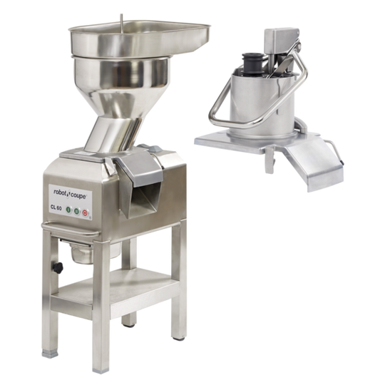 Robot Coupe CL60E2HEAD floor vegetable preparation machine with automatic feed head