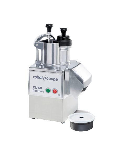 Robot Coupe CL50GOURMET vegetable preparation machine with basket accessory