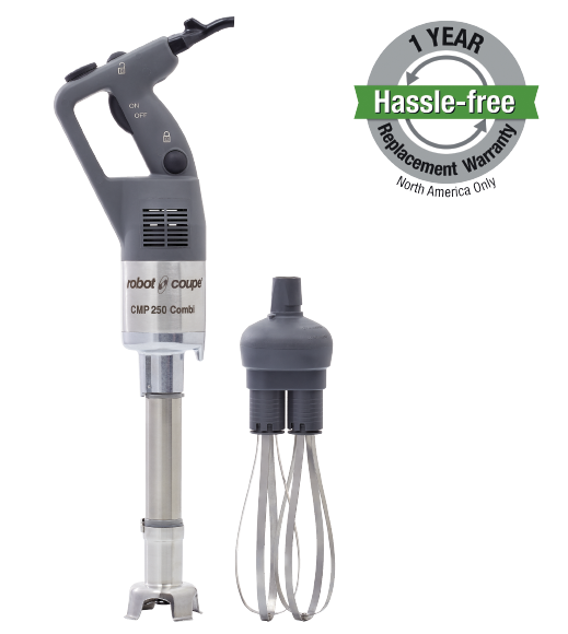 Robot Coupe CMP250COMBI compact combi immersion blender and whisk attachment