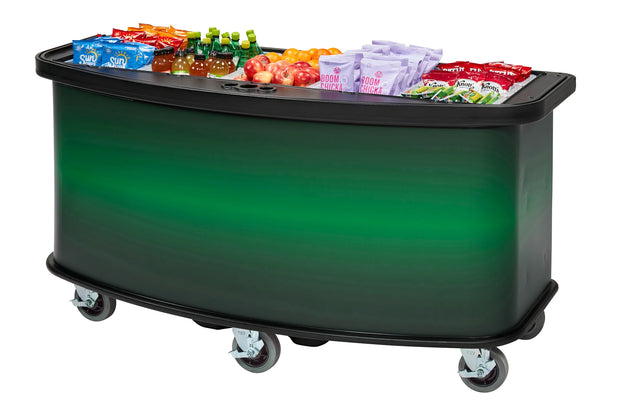 Cambro CVC75BW12 vending cart base unit only Green