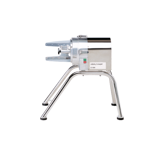 Robot Coupe C120 automatic sieve side view on stand