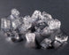 Close view of cubelet nugget ice produced by the Hoshizaki FD-1002MRJZ-CB