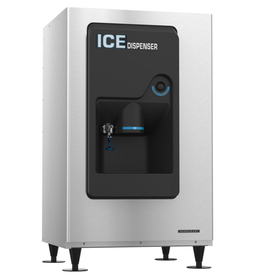 Hoshizaki DBW-200H 30 inch hotel ice and water dispenser with 200 lb storage
