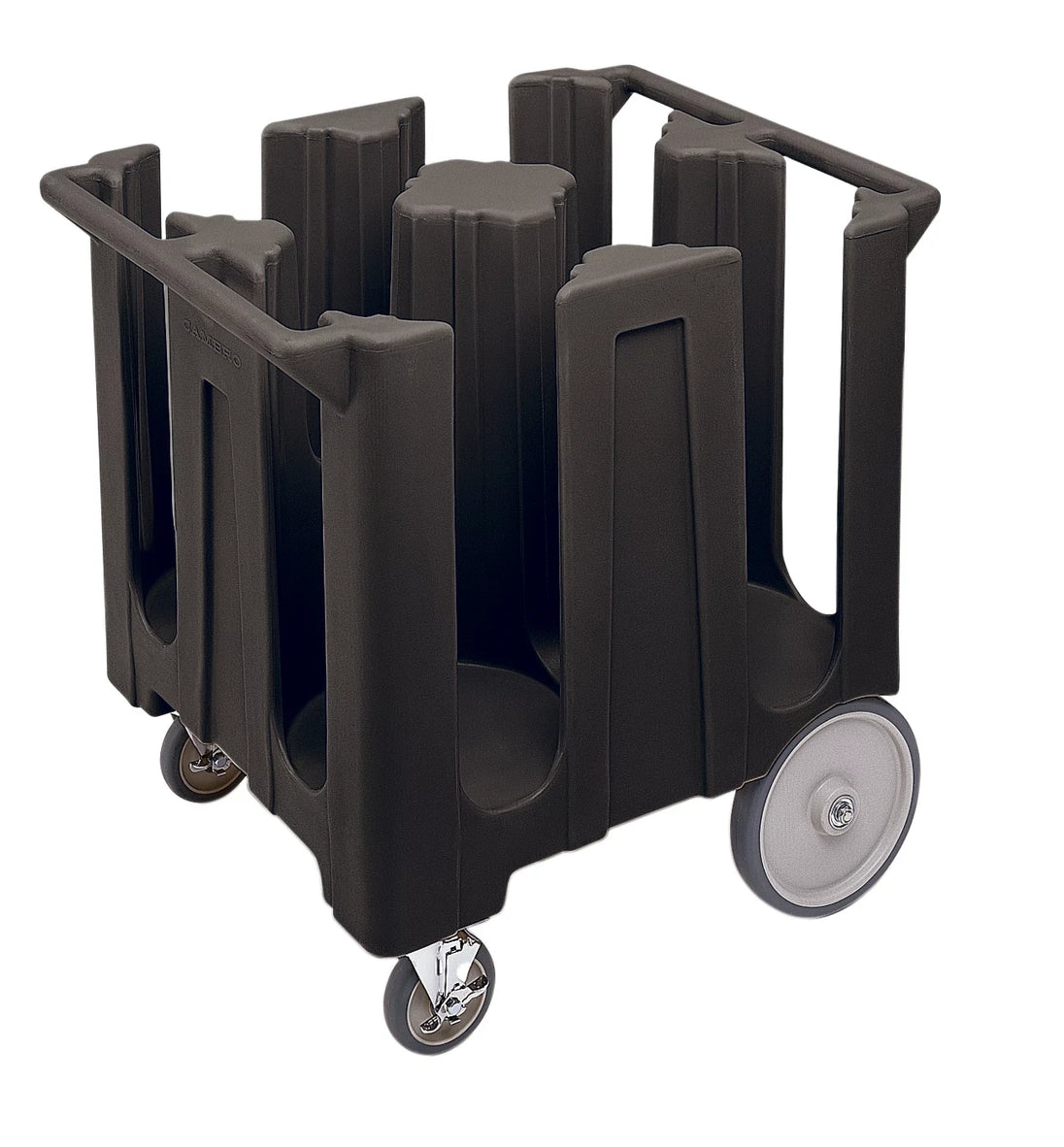 Cambro DC1225110 12-1/4 inch 4-column black poker chip dish cart