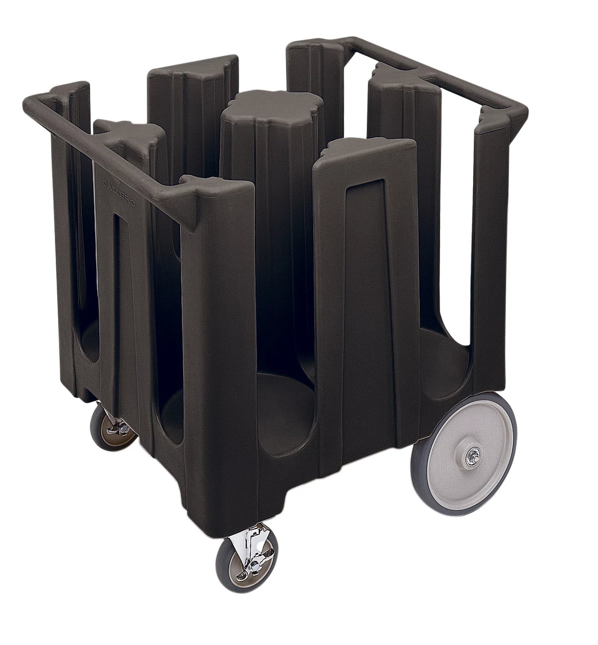Cambro DC1225110 12-1/4 inch 4-column black poker chip dish cart