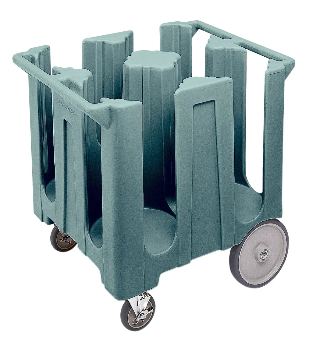 Cambro DC1225401 12-1/4 inch 4-column slate blue poker chip dish cart