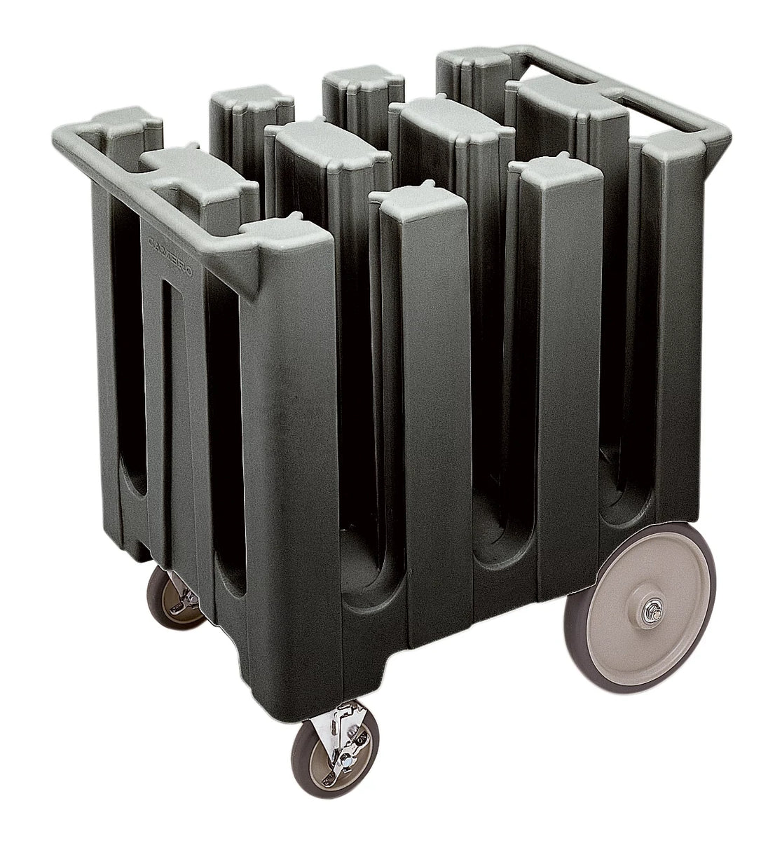 Cambro DC575110 5-3/4 inch 6-column black poker chip dish cart