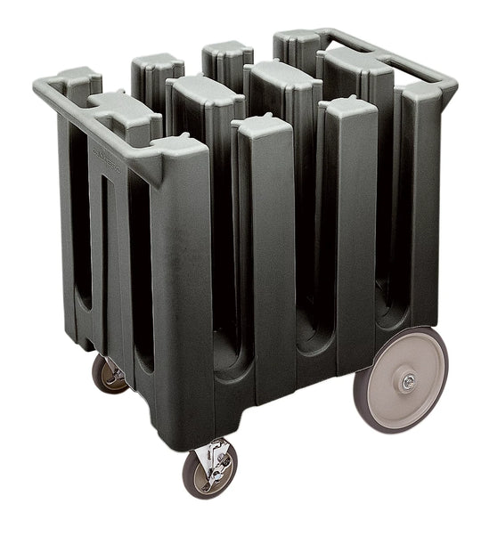 Cambro DC575110 5-3/4 inch 6-column black poker chip dish cart