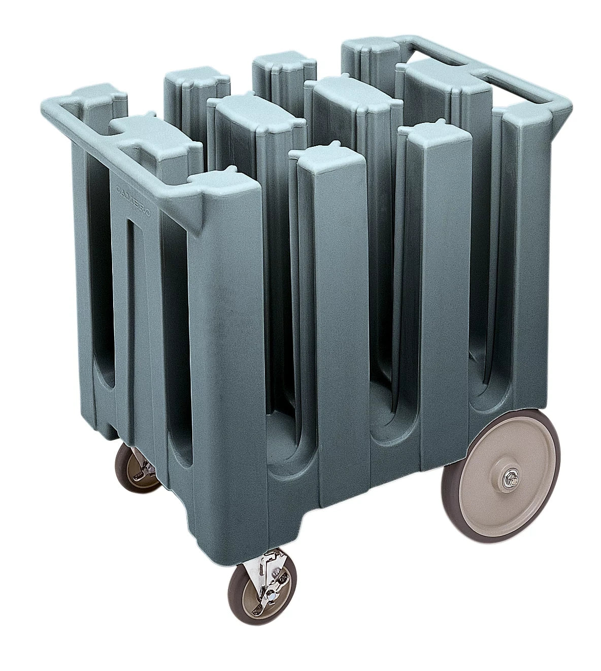 Cambro DC575191 5-3/4 inch 6-column granite gray poker chip dish cart