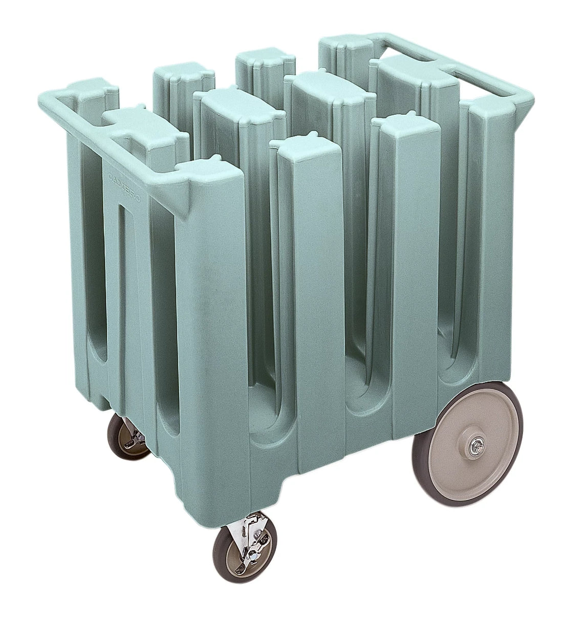 Cambro DC575401 5-3/4 inch 6-column slate blue poker chip dish cart