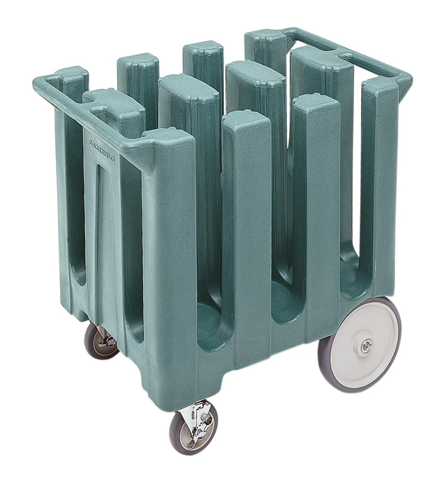 Cambro DC700401 7 inch 6-column slate blue poker chip dish cart