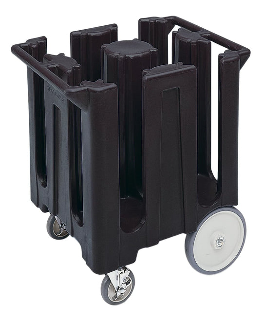 Cambro DC825110 8-1/4 inch 4-column black poker chip dish cart