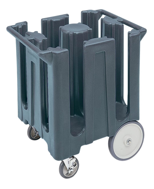 Cambro DC825191 8-1/4 inch 4-column granite gray poker chip dish cart
