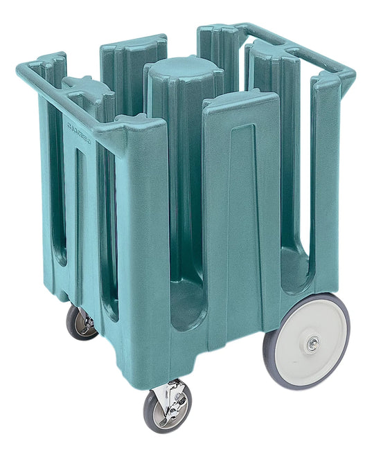Cambro DC825401 8-1/4 inch 4-column slate blue poker chip dish cart