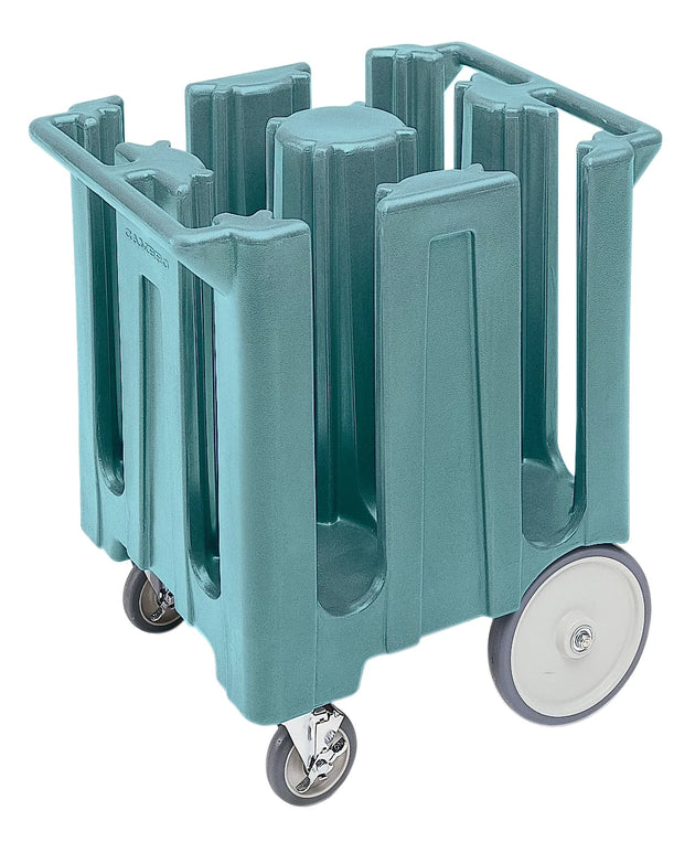 Cambro DC825401 8-1/4 inch 4-column slate blue poker chip dish cart