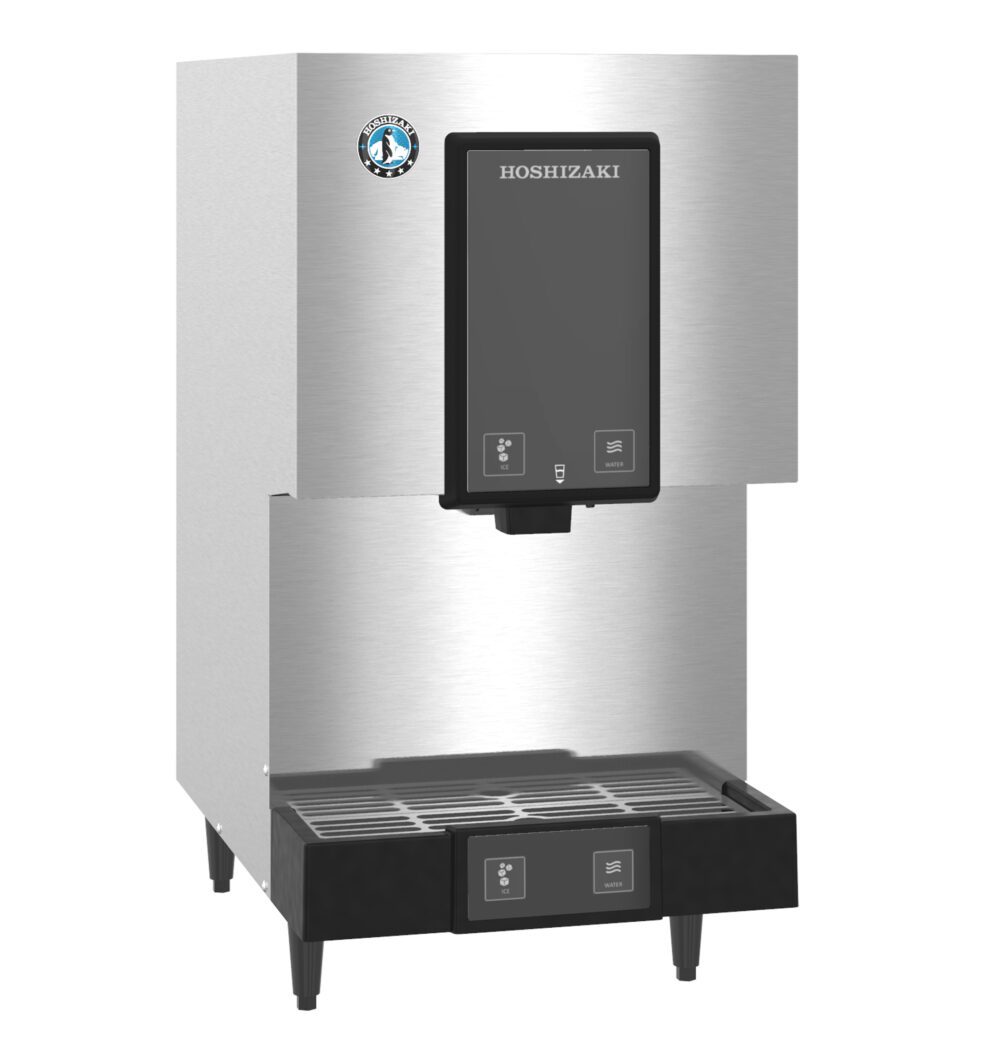 Hoshizaki DCM-271BAK air-cooled cubelet ice maker and water dispenser