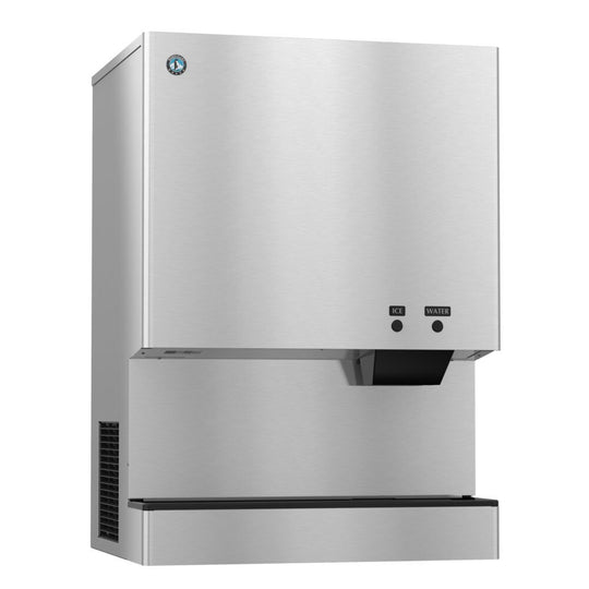 Hoshizaki DCM-700BAK air-cooled cubelet ice maker and water dispenser with 95 lb bin